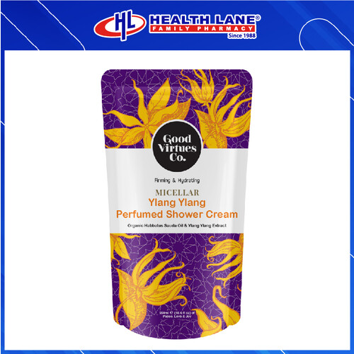 GOOD VIRTUES CO MICELLAR YLANG YLANG PERFUMED SHOWER CREAM (REFILL PACK) 550ML