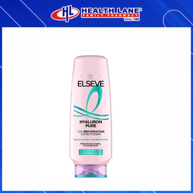 LOREAL ELSEVE HYALURON PURE 72H REHYDRATING CONDITIONER 265ML