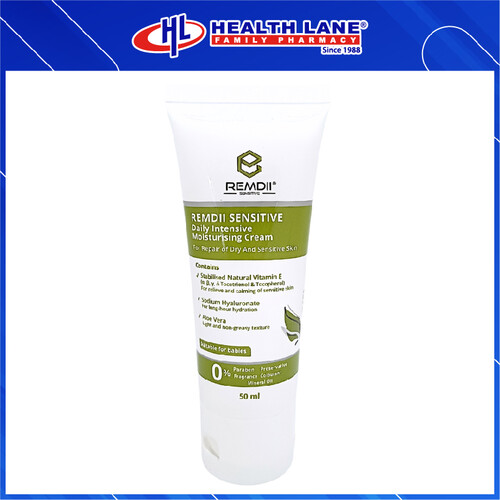 REMDII SENSITIVE DAILY INTENSIVE MOISTURISING CREAM 50ML
