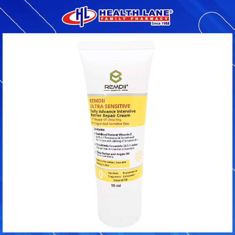REMDII ULTRA SENSITIVE DAILY ADVANCE INTENSIVE BARRIER REPAIR CREAM 150ML