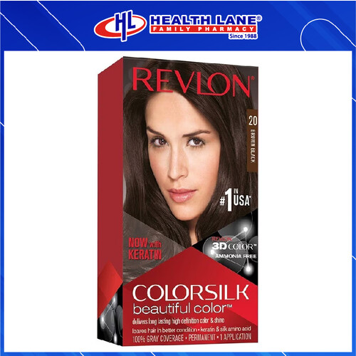 REVLON COLORSILK-20 BROWN BLACK