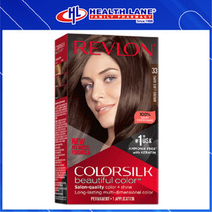 REVLON COLORSILK-33 DARK SOFT BROWN