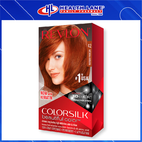 REVLON COLORSILK-42 MEDIUM AUBURN