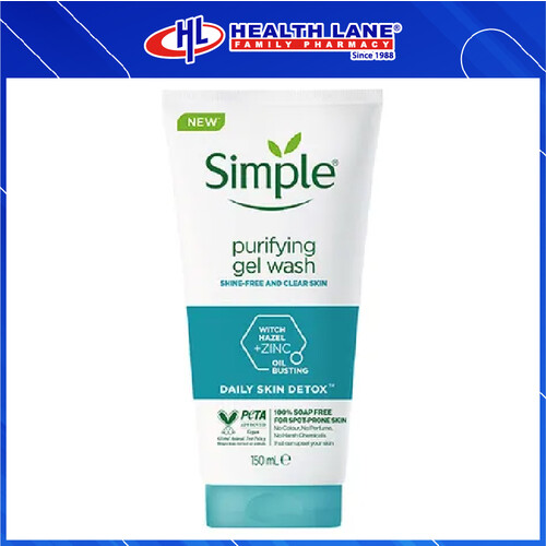SIMPLE DAILY SKIN DETOX PURIFYING GEL SOAP 150ML