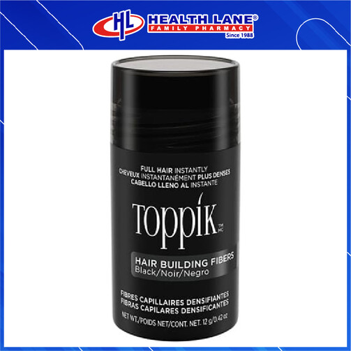 TOPPIK HAIR BUILDING FIBER 12G - BLACK