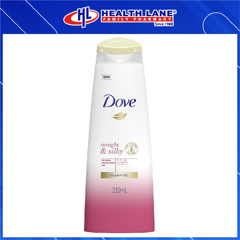 DOVE STRAIGHT & SILKY SYAMPU (330ML)