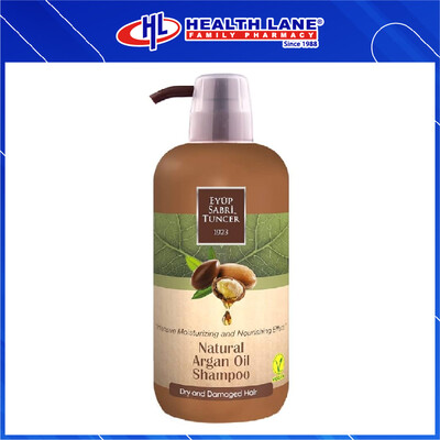 EYUB SABRI TUNCER SYAMPU DENGAN NATURAL ARGAN MINYAK (600ML)