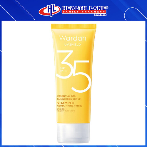 WARDAH UV SHIELD GEL SUNSCREEN SERUM SPF35 PA+++ (40ML)