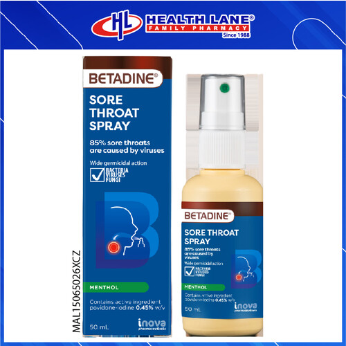 BETADINE SORE THROAT SPRAY (50ML)