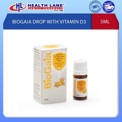 BIOGAIA DROP WITH VITAMIN D3 (5ML)