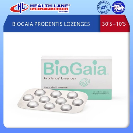 BIOGAIA PRODENTIS LOZENGES (30'S+10'S)