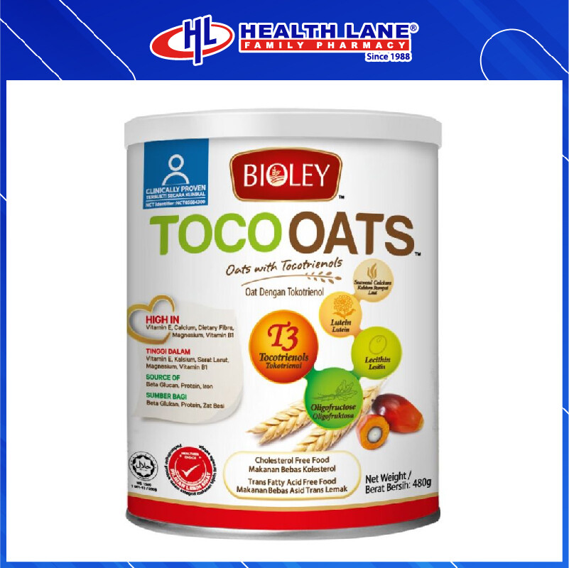 BIOLEY TOCO OATS 480G