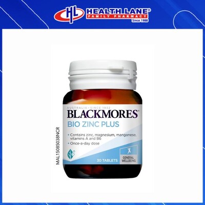 BLACKMORES BIO ZINC PLUS 30's