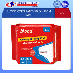 BLOOD CORN PANTY PAD 50CM (4'S) - M/L