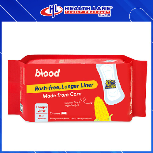 BLOOD CORN LONGER LINERS 24'S