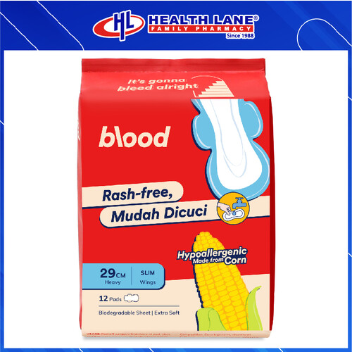 BLOOD CORN PAD 29CM MUDAH DICUCI 12'S