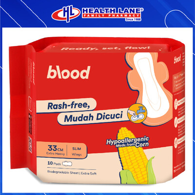 BLOOD CORN PAD 33CM MUDAH DICUCI 10'S