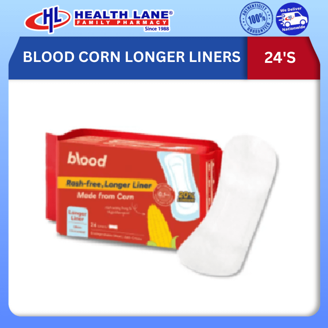 BLOOD CORN LONGER LINERS 24'S