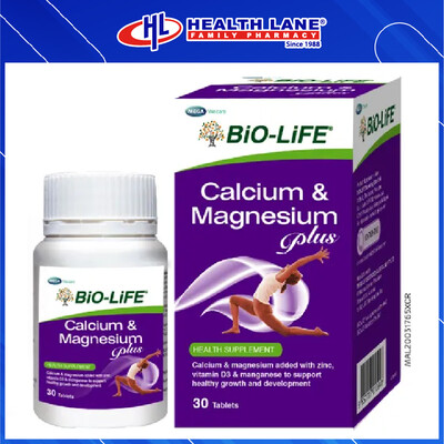 BIO-LIFE CALCIUM & MAGNESIUM PLUS (30'S)