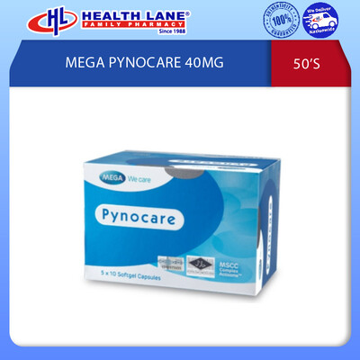 MEGA PYNOCARE 40MG 50'S