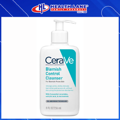 CERAVE ACNE BLEMISH CONTROL CLEANSER 236ML