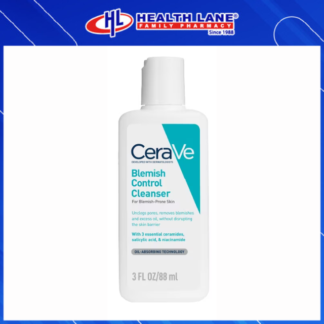 CERAVE ACNE BLEMISH CONTROL CLEANSER 88ML
