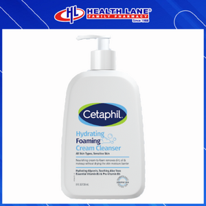 CETAPHIL MOISTURISING FOAM  CREAM CLEANSER (236ML)