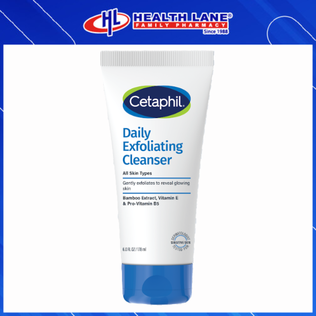 CETAPHIL DAILY EXFOLIATING CLEANSER 178ML                                                                                                                             