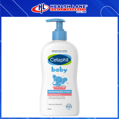 CETAPHIL BAYI LEMBAP BATH & SABUN 400ML (BODY)