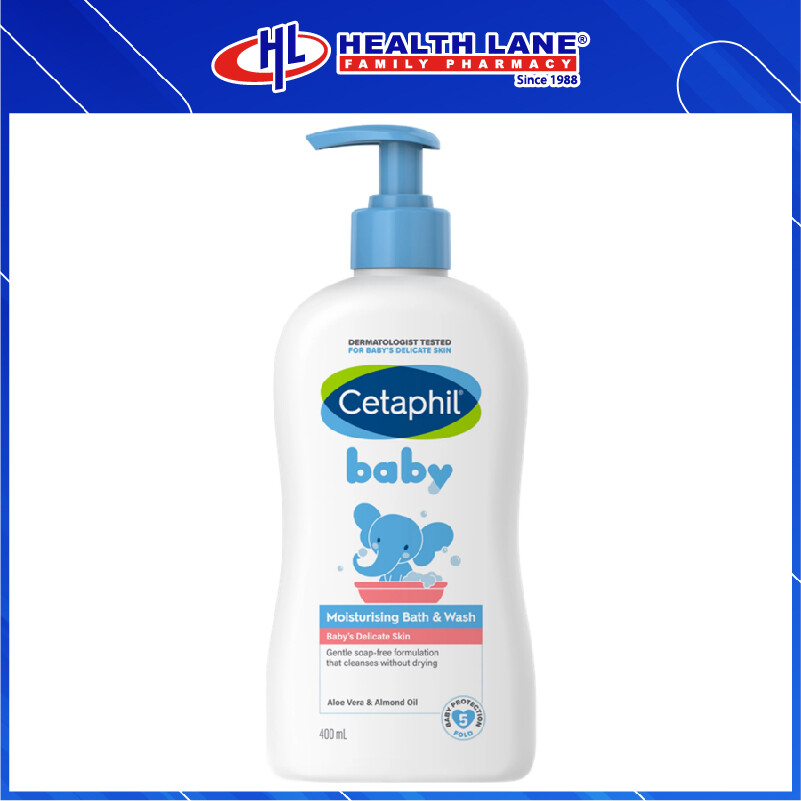 CETAPHIL BAYI LEMBAP BATH & SABUN 400ML (BODY)
