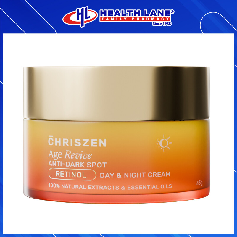 CHRISZEN AGE REVIVE ANTI-DARK SPOT RETINOL DAY & KRIM MALAM 45G