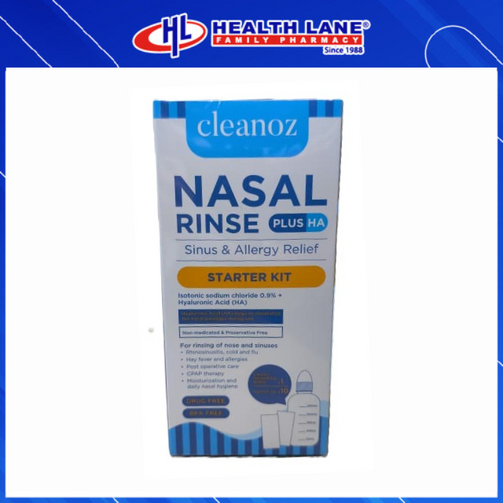 HLP CLEANOZ NASAL RINSE PLUS HA STARTER KIT  