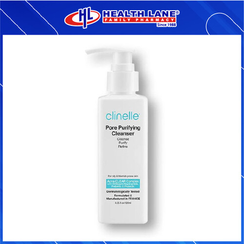 CLINELLE PORE PURIFYING CLEANSER (PUMP) - 120ML