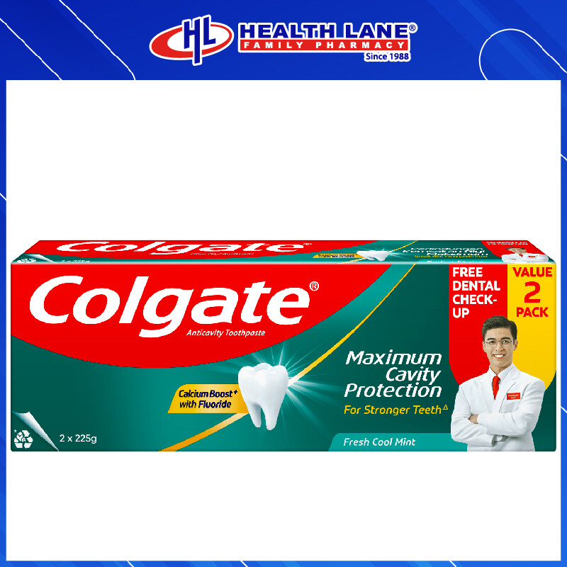COLGATE TOOTHPASTE-FRESH COOL MINT (250GX2)