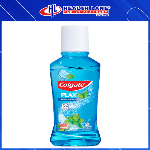 COLGATE PLAX PEPPERMINT MOUTHWASH (100ML)