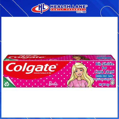 COLGATE TOOTHPASTE KIDS BARBIE - BUBBLEFRUIT (40G)