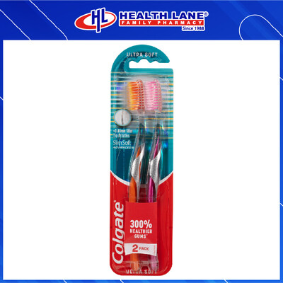 COLGATE TOOTHBRUSH SLIM SOFT ADVANCED (2'S)