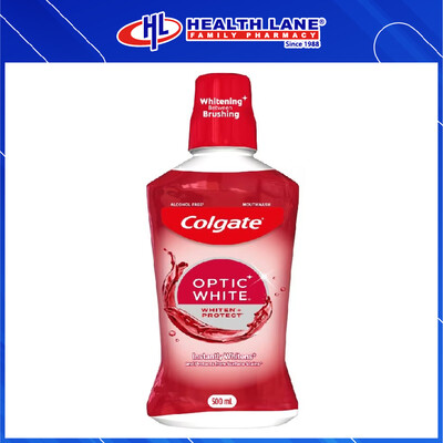 COLGATE OPTIC WHITE MOUTHWASH (500ML)