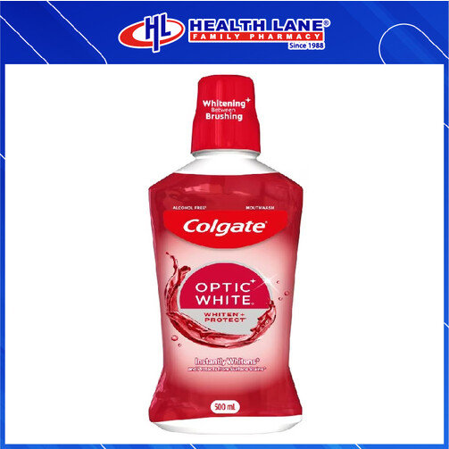 COLGATE OPTIC WHITE MOUTHWASH (500ML)