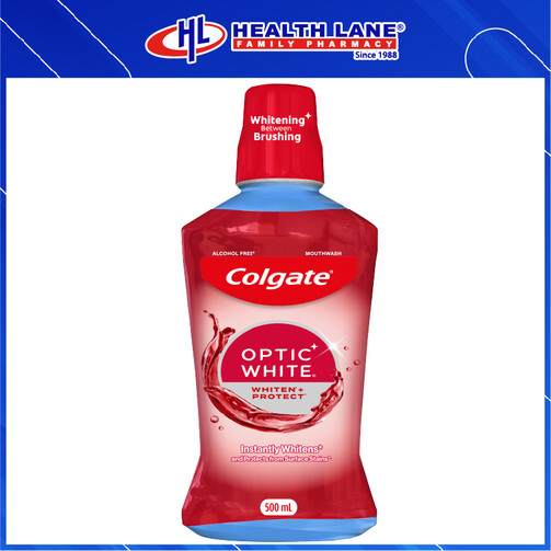 COLGATE OPTIC WHITE MOUTHWASH (500ML)