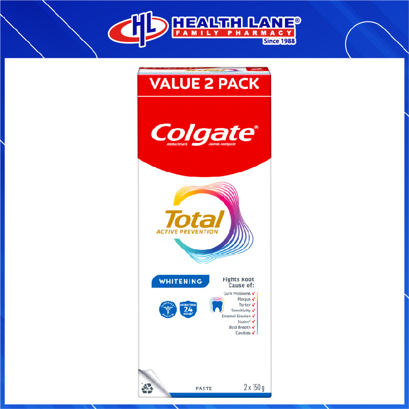 COLGATE TOOTHPASTE TOTAL - FRESH MINT (150GX2)