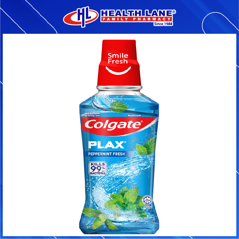 COLGATE PLAX PEPPERMINT MOUTHWASH (250ML)