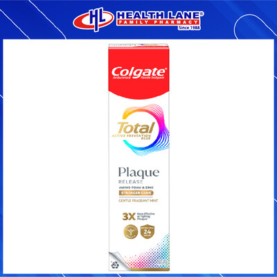 COLGATE TOOTHPASTE TOTAL PLAQUE RELEASE GENTLE FRAGRANT MINT (95GX2)