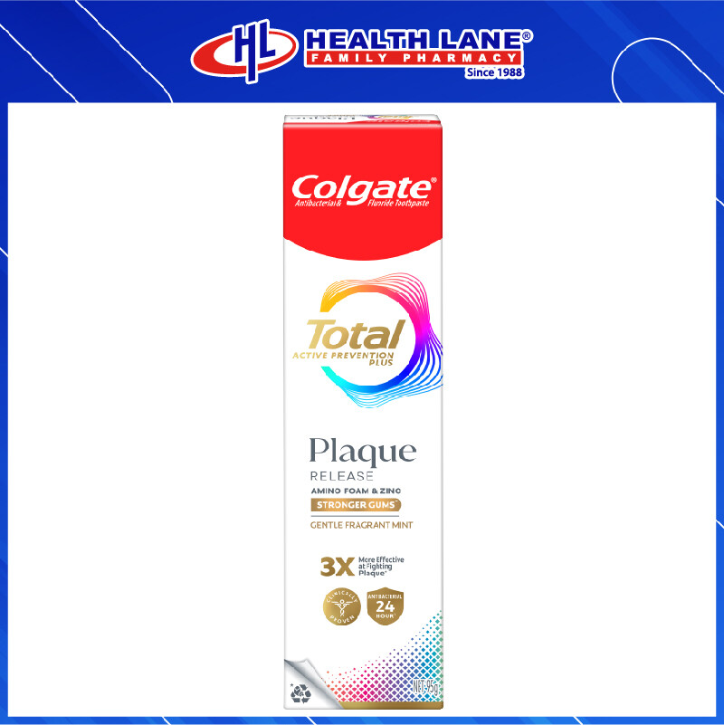 COLGATE TOOTHPASTE TOTAL PLAQUE RELEASE GENTLE FRAGRANT MINT (95GX2)
