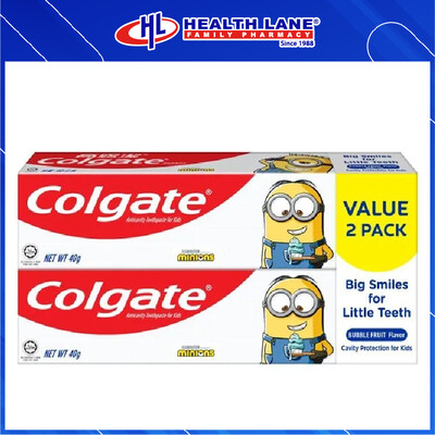 COLGATE TOOTHPASTE KIDS MINION (40G X 2)