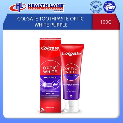 COLGATE TOOTHPASTE OPTIC WHITE PURPLE 100G