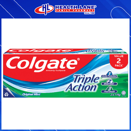 COLGATE TOOTHPASTE TRIPLE ACTION (175GX2)