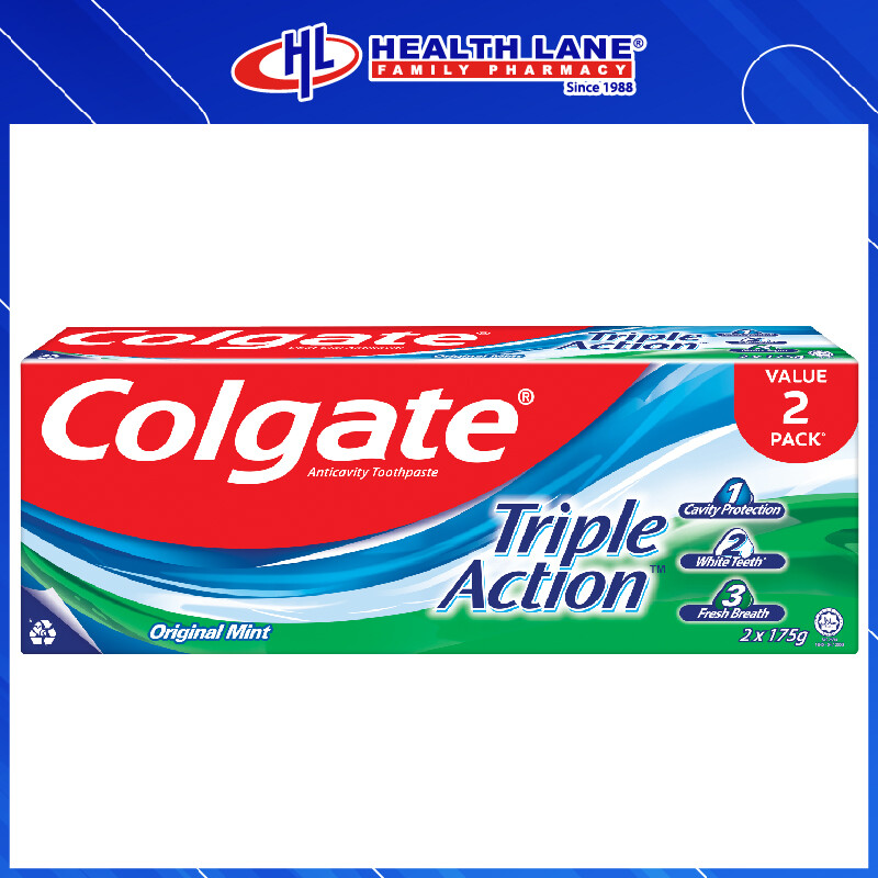 COLGATE TOOTHPASTE TRIPLE ACTION (175GX2)