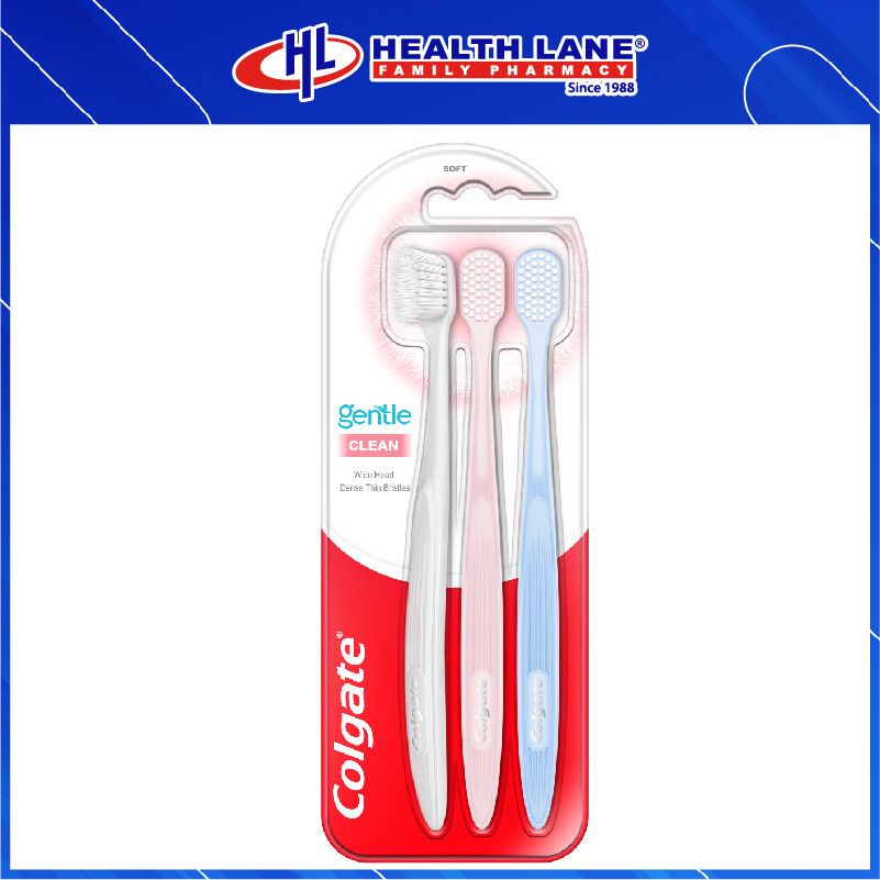 COLGATE TOOTHBRUSH GENTLE CLEAN (3'S)