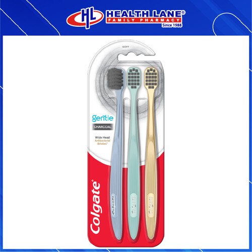 Colgate Gentle Charcoal Toothbrush 3S